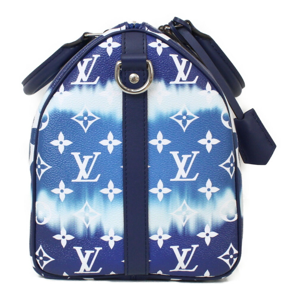 Louis Vuitton Speedy Bandouliere 30 Boston Bag Blue - Picture 4 of 16